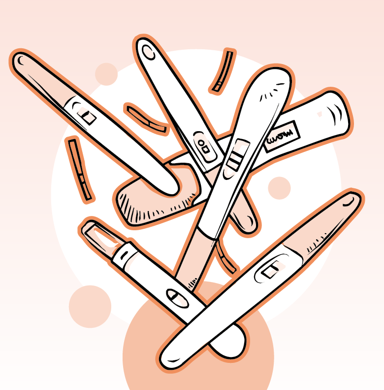 Kuvitus raskaustestejä